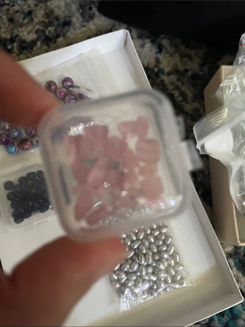 🖤5/$25 beads real pearl gemstone - Picture 7 of 8